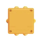 Коробка пластиковая FS с кабельными вводами и клеммниками IP55 100х100х50мм