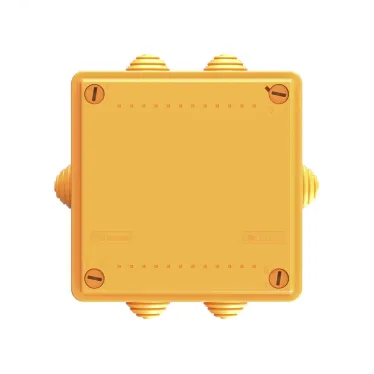 Коробка пластиковая FS с кабельными вводами и клеммниками IP55 100х100х50мм