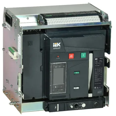 Выключатель автоматический воздушный ARMAT выдвижного исполнения 4P типоразмер A 66кА 1000А расцепитель TT с комплектом аксессуаров 220В: мотор привод катушка включения катушка отключения