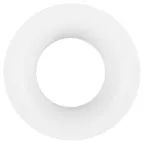 Встраиваемый светильник декоративный KL93 WH MR16/GU5.3 белый, пластиковый (MR16/GU5.3 в комплект не входит)