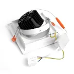 Светильник светодиодный ДВО-20w 4000К 1800Лм поворотный квадратный белый