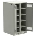 Шкаф LINEA B (пустой) 1700х900х950мм двустворчатая металлическая дверь серый