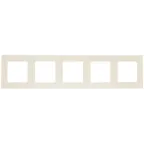 Рамка 5 постов, слоновая кость