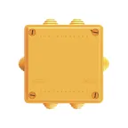 Коробка пластиковая FS с кабельными вводами и клеммниками IP55 100х100х50мм 5р 450V 10A 6мм.кв.