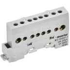 TEKFOR Шина L фаза изолированная на универсальном держателе 8х12-8-Ср IEK