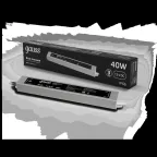 Блок питания для светодиодной ленты 40 Вт AC 100-264В Uвых 12В IP67 250х40х20мм Black Gauss