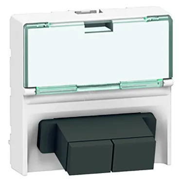 Розетка Mosaic волоконооптическая 2 SC | 078617 | Legrand