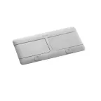 Блок выдвижной 8 (2х4) модуля алюминий