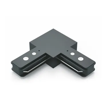 Коннектор для трековых шинопроводов угловой (L) черный | TR107 | Gauss