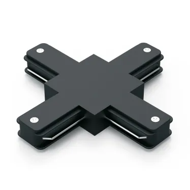 Коннектор для трековых шинопроводов (+) черный | TR111 | Gauss