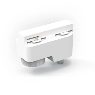 Адаптер питания для подключения светильников к трековой системе к сети белый | TR121 | Gauss