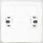 ЭТЮД Розетка наружная без заземления без шторок белая