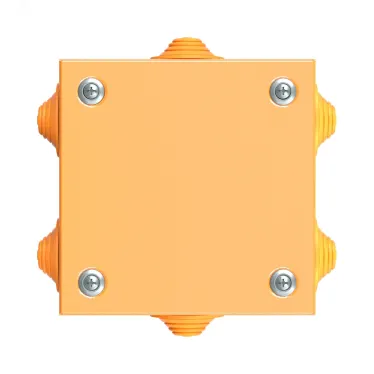 Коробка стальная FS с кабельными вводами и клеммниками IP55 150х150х80мм 6р 450V 32A 10мм.кв нерж.контакт
