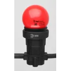 Лампа светодиодная для Белт-Лайт диод. шар, красн., 4SMD, 1W, E27 ERARL45-E27 LED Р45-1W-E27