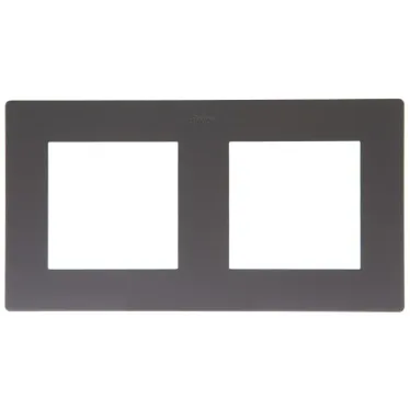 Рамка 2 поста, графит