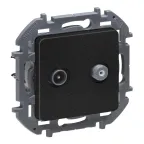 Розетка TV/SAT звезда INSPIRIA антрацит