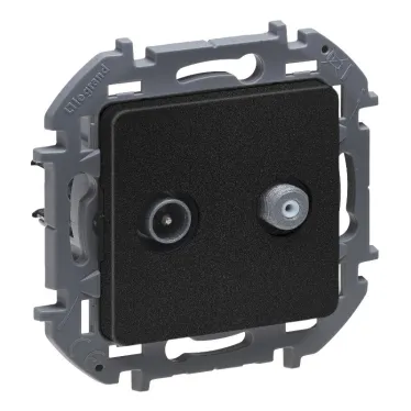 Розетка TV/SAT звезда INSPIRIA антрацит