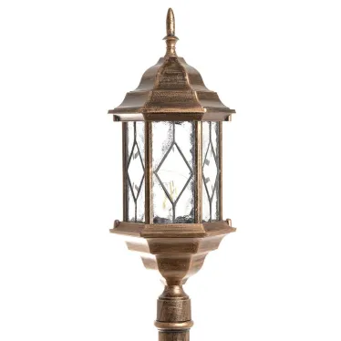 Светильник НТУ-60w столб-1.2м Е27 IP44 черное золото