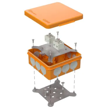 Коробка огнестойкая для о/п двухкомпонентная 60-0303-FR6.0-4 Е15-Е120 100х100х40