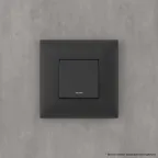 Avanti Рамка ARTLEBEDEV Черный матовый 2 модуля