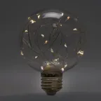 Лампа светодиодная LED 3вт Е27 прозрачный 2700К шар G80