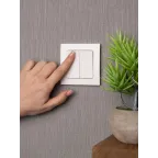 Стокгольм Выключатель 2-кл. 10А белый