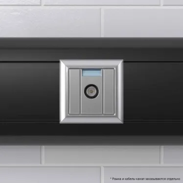 Avanti Розетка ТВ проходная Закаленная сталь, 1 мод