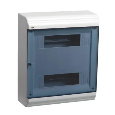 Щит распределительный навесной ЩРн-П-24 пластиковый прозрачная дверь IP41 PRIME