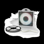 Лента светодиодная LED 5050/60-SMD 14.4 Вт/м 660 лм/м RGB DC 12В IP20 10мм (блистер 5м) Black Gauss