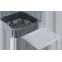 Коробка NSS-DB-HW-115-115-45-BL распаячная скрытого монтажа с мет. лапками и крышкой черная 115х115х45