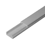 Кабель-канал серый RAL 7035 2-й замок в п/э 20х10 (180м/уп)