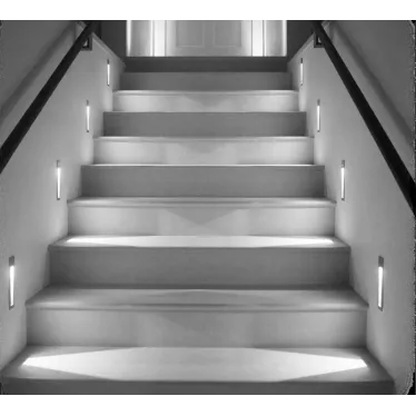 Светильник светодиодный ДВО-3w 4000K 120Лм IP65 для фасадов серый