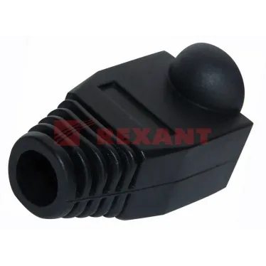 Колпачок изолирующий для разъемов RJ-45. черный,