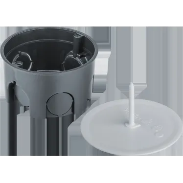 Коробка NSS-DB-SW-70-40-BL распаячная скрытого монтажа с завинчивающейся крышкой черная d70х40