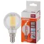 Лампа светодиодная филаментная LED STAR Classic P 5W, прозрачная колба, Е14 LSCLP60D 5W/840 230V FIL E14 10X1RU | 4058075230446 | Osram