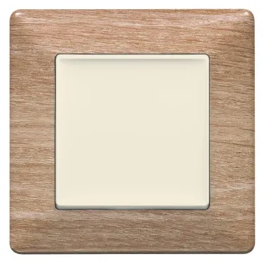 Valena LIFE Рамка 1 пост светлое дерево универсальная