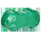 Коробка КМ40023 установочная 2 места d141х70x45 для полых стен с саморезами металлическая лапка