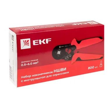 Набор НШВИ №6 (0,5-6мм2) с инструментом ПКВ-6-4