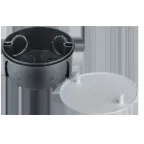 Коробка NSS-DB-SW-68-30-BL распаячная скрытого монтажа для твердых стен с крышкой черная d68х30