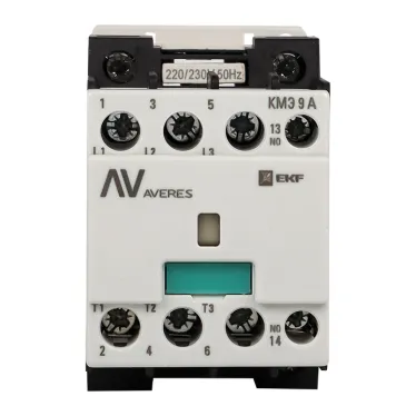 Контактор КМЭ 9А 1NC 230В АС EKF AVERES | ctr-s-9-01-230-av | EKF