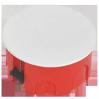 Коробка КМ41025 распаячная d80х40мм для полых стен пластиковые лапки