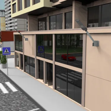 Кронштейн для уличных светильников с переменным углом 500*150*120 D48мм | 903265105 | Gauss