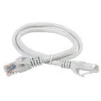 Патч-корд кат. 5Е UTP 0.5м серый | PC01-C5EU-05M | ITK