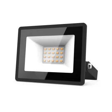 Прожектор светодиодный  20W 1300lm IP65 3000К черный | 613527120 | Gauss