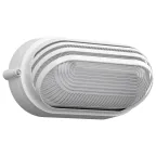 Светильник для ЖКХ НПП 1407 60Вт Е27 IP54 белый/овал ресничка | LNPP0-1407-1-060-K01 | IEK