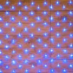 Гирлянда "Сеть" 1,5х1,5м, прозрачный ПВХ, 150 LED Синие | 215-123 | NEON-NIGHT