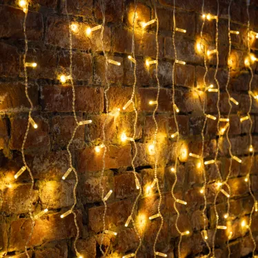 Гирлянда "Светодиодный Дождь" 2х3м, эффект мерцания, прозрачный провод, 230 В, диоды ТЕПЛЫЙ БЕЛЫЙ, 760 LED | 235-326 | NEON-NIGHT