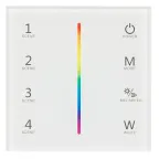 Панель Sens SMART-P22-RGBW White (12-24V, 4x3A, 2.4G) | 025168 | Arlight