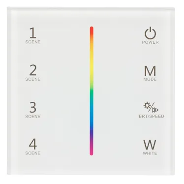 Панель Sens SMART-P22-RGBW White (12-24V, 4x3A, 2.4G) | 025168 | Arlight