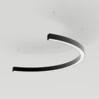 Светильник SP-LINE-HANG-ARC-C3535-D800-34W Warm3000 (BLACK, 230V) (Arlight, Металл) | 034016(1) | Arlight